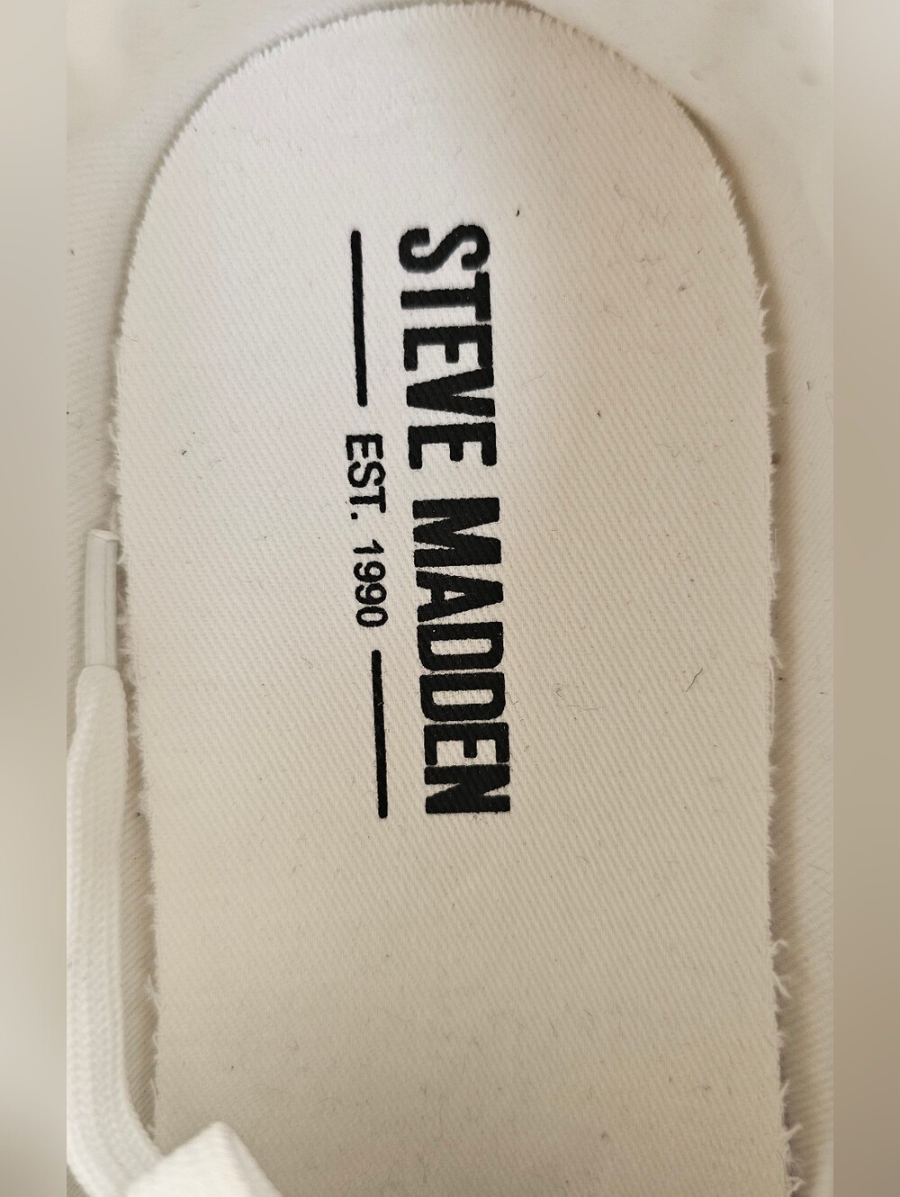 Steve Madden Silver Black Rhinestone Lace-Up Sneakers Shoes Men's Sz 9.5 & 12 - Picture 5 of 8